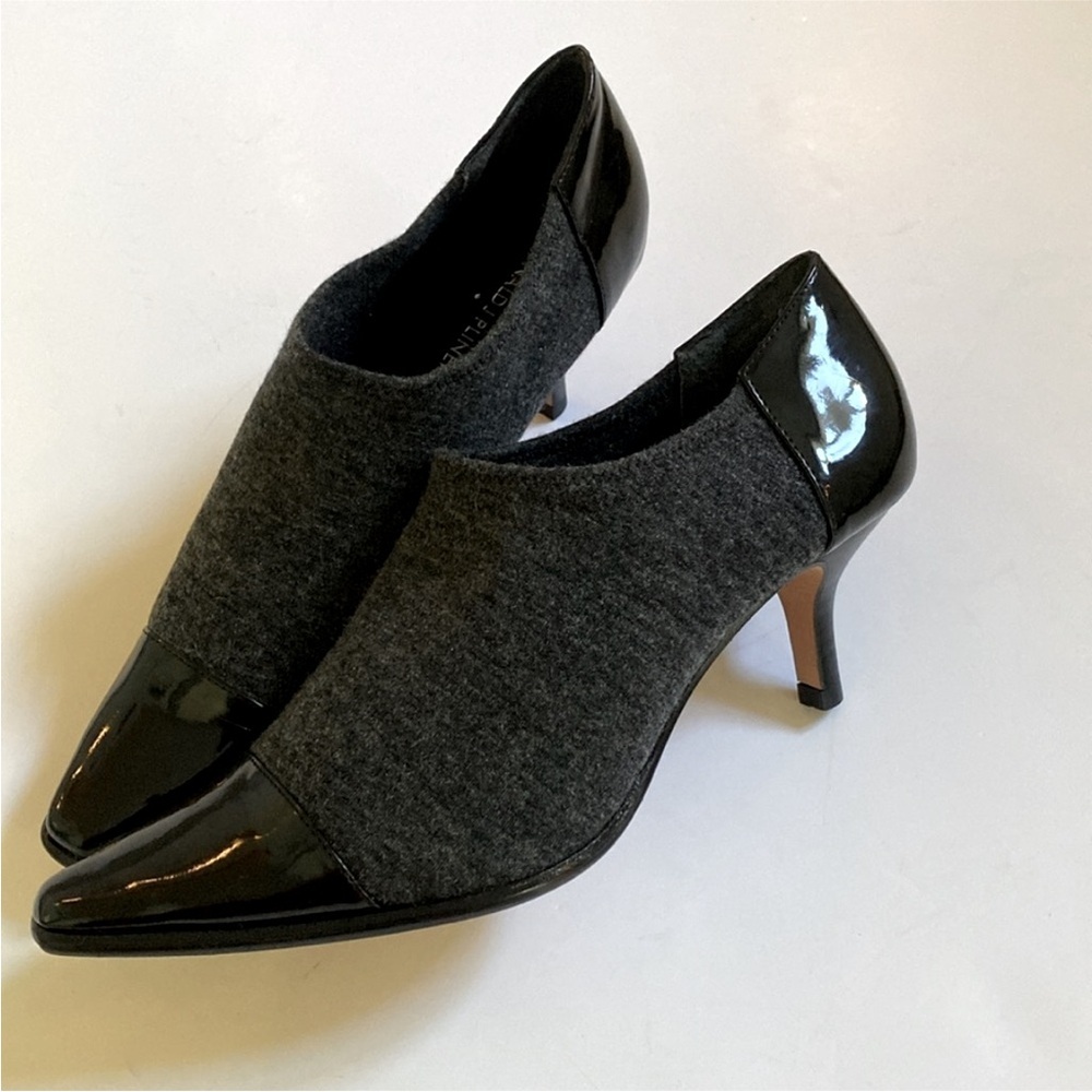 Donald J. Pliner Low Heels Shoes Ankle Size 8 Gray Black - Picture 11 of 15